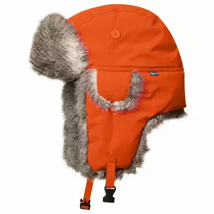 Fjällräven Värmland Heater Säkerhetsorange pälsmössa - Friluftskläder - 7323450151300 - 1