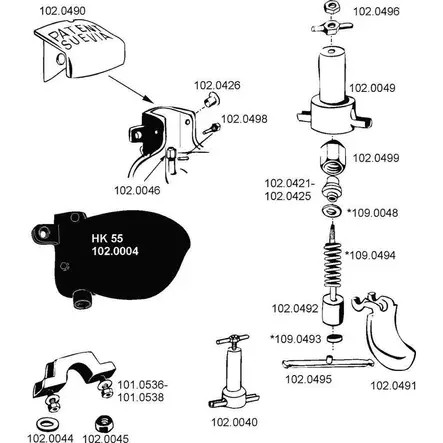 Drickskärl läpp Suevia - Reservdelar för dryckesbehållare - 4025338003840 - 2