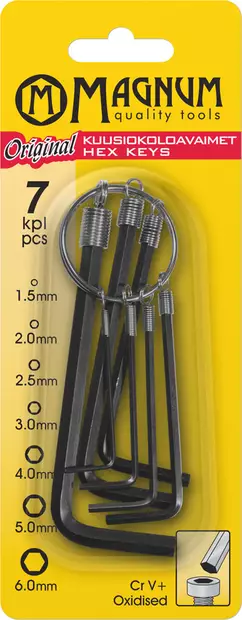 Magnum insexnyckelsats 1,5-6mm - Insexnycklar - 6418868301070 - 1