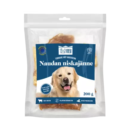 Viksu nötnacksenor för hund 200g - Hundmat - 6417783186250 - 1