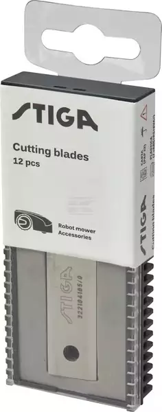Robotgräsklipparblad, 12x + 12x skruvar -  - 7313324006720 - 1