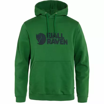 Fjällräven Logo Hoodie M Palm Green - Friluftskläder - 7323450862220 - 1