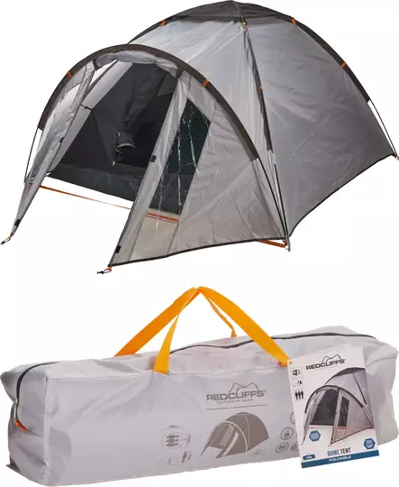 Kupoltält för 2-3 personer grå - Tältä - 8721037872270 - 1