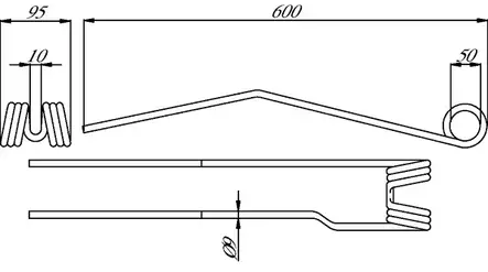 Spets för Pöyhime Deutz-Fahr VF 1664.0595.86 - Plockare - 9664059586000 - 2