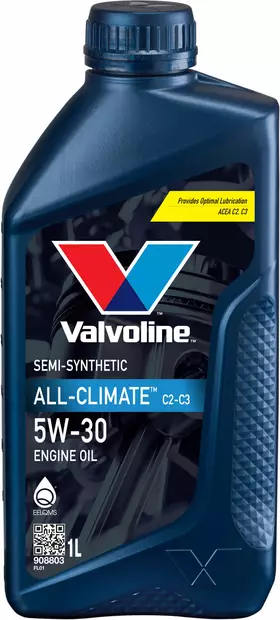 Valvoline All Climate 5W-30 C2/C3 motorolja 1 l - Motoroljor - 8710941015750 - 1