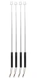 Grillspett med teleskophandtag 4 st - Grilltillbehör - 6410413007550 - 2