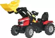 Tramptraktor Massey Ferguson 7726 med frontlastare och luftgummihjul - Tramptraktorer och trampbilar - 4006485611140 - 1