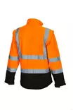 Priha softshell-jacka med avtagbara ärmar orange-svart - Vinterarbetskläder - 6418326413710 - 2