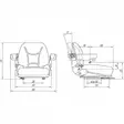 Truckstol, GoPart (PVC) - Traktorsäten - 8716106832620 - 6