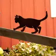 Wildlife Garden silhuett Katt - Trädgårdsskulpturer, dekorationer - WG750 - 2