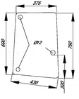 Sidofönster, höger (JD L113305) - Hytt och karosseri - 3660980057660 - 1