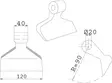 Hammarskär 40/120 mm - Slåttermaskiner - 5700036546330 - 2