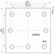 Svetsfläns Scharmüller 145x145 - Kullagradsmaskiner - 00645000 - 2