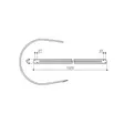 Noukinkaari, 1525 x 48 mm, passar Vicon - Balpressar - 5700036806250 - 3