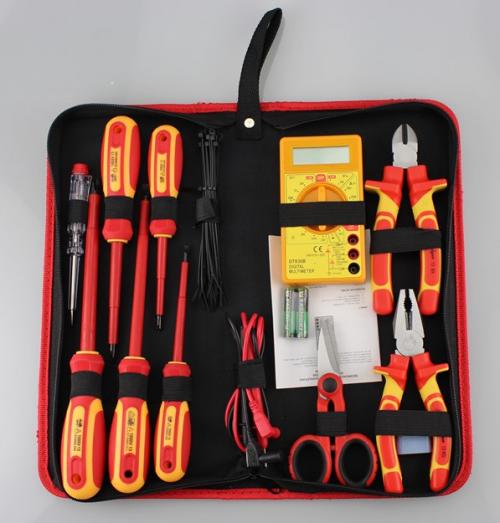 Elektrisk verktygssats 11 delar - Verktygssatser - 6438152009000 - 1