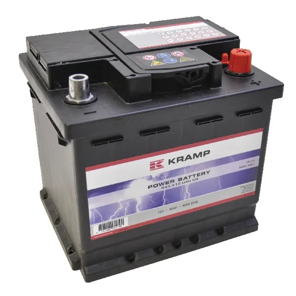 Batteri Kramp 12V 45Ah 400A - Startbatterier - 8716106054190 - 1
