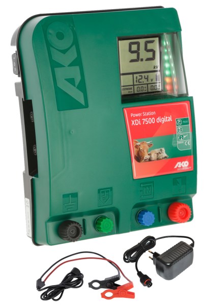 Ako Duo - Kraftstation Xdi 7500 elektrisk stängsel - Elstängseltillbehör - 4035738021450 - 1