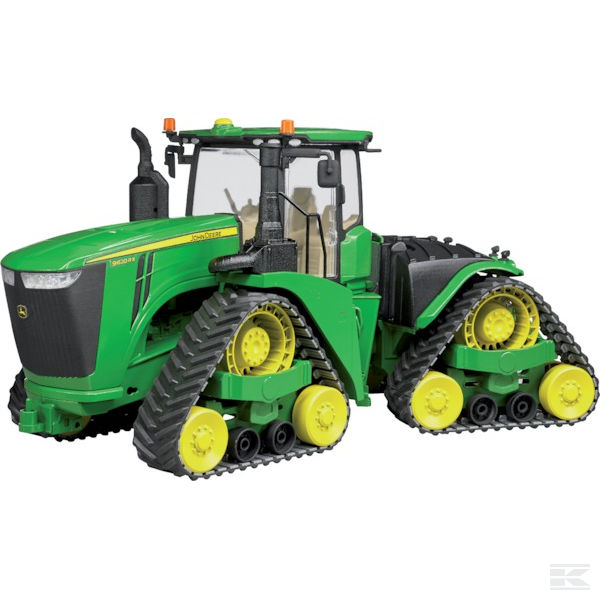 Bruder John Deere 9620RX med gummistyr - Bruder arbetsmaskinsleksaker - 4001702040550 - 1