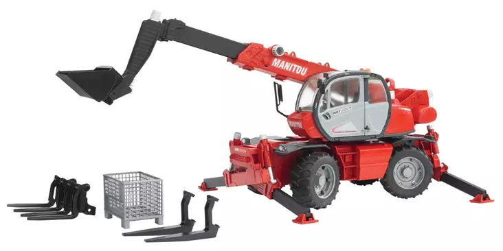 Bruder Manitou MRT 2150 teleskoplastare - Bruder arbetsmaskinsleksaker - 4001702021290 - 1