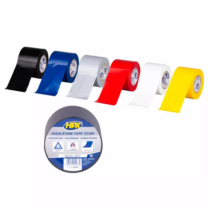 HPX isoleringstejp PVC 50 mm x 20 m - Tejper - 5425014224870 - 1