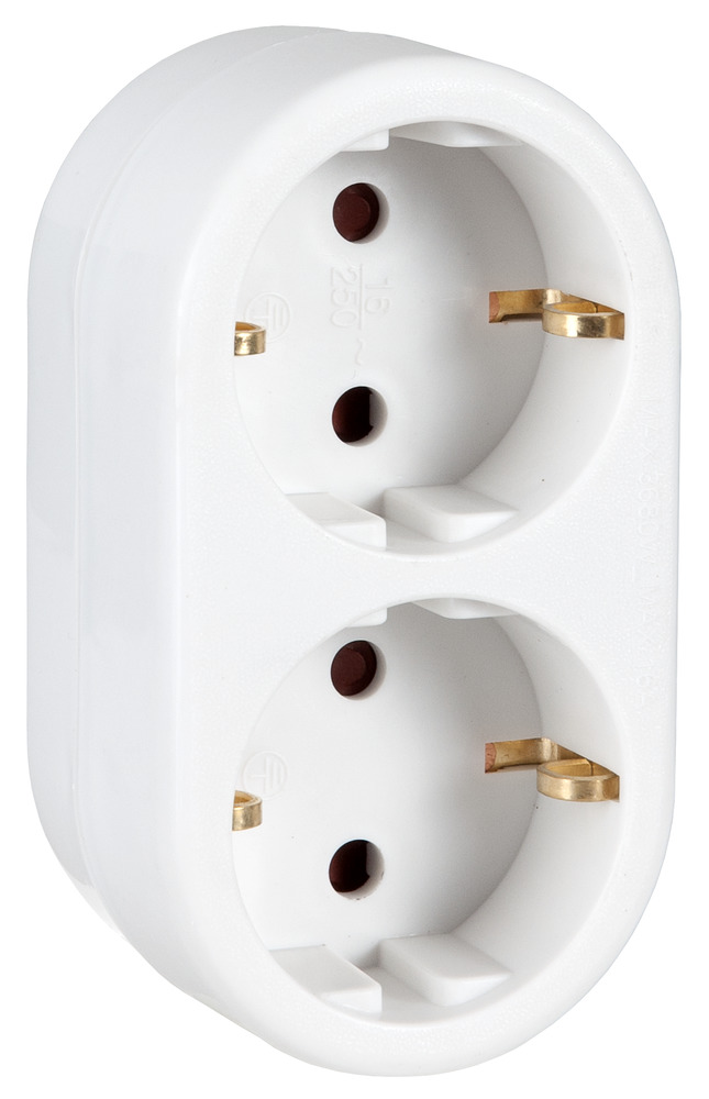 Jordad fördelare 2-delar - Lådor och uttag - 6435200258670 - 1