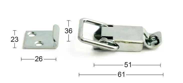 Habo boxlås 4100 - Hänglås, reglar, gångjärn - 7317900052040 - 1