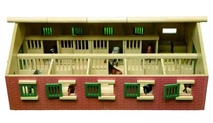 Häststall 2 boxar 1:32 - Andra lantbruks- och arbetsmaskinsleksaker - 8713219254820 - 1