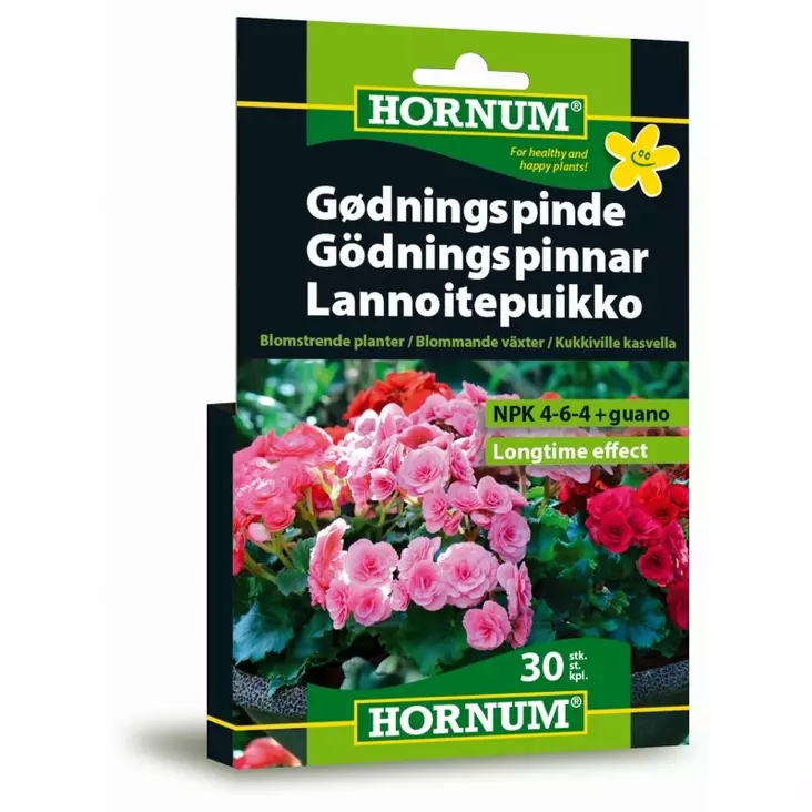 Hornum Näringspinne för blommande växter - Jord och gödselmedel - 5708787051240 - 1