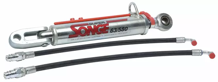 Hydraulisk tryckstång Songe Super 63 modell 580 kat. 2 med längre fäste - Drag- och tryckstänger - 7028130001240 - 1