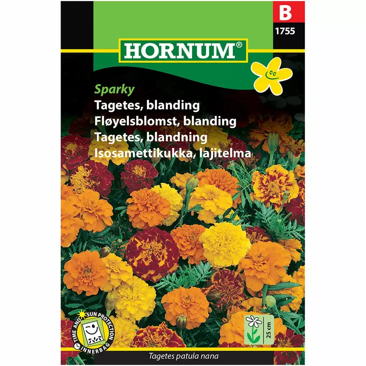 Tagetes ´Sparky´ - Frön och sättpotatisar. - 5708787017550 - 1
