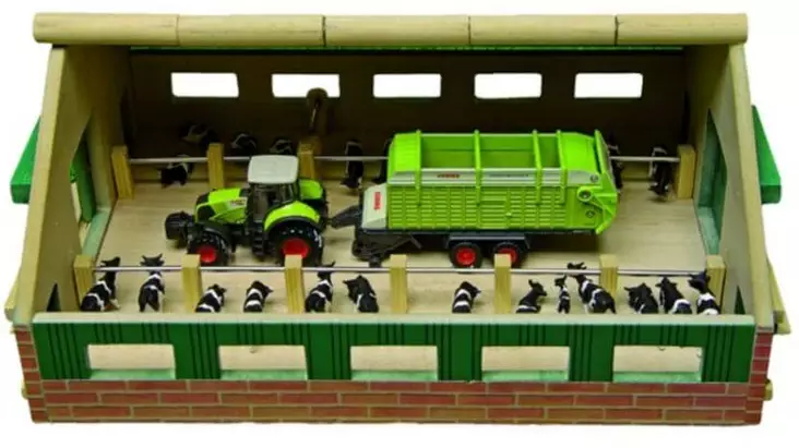 Djurskydd trä 1:87 - Andra lantbruks- och arbetsmaskinsleksaker - 8713219245170 - 1