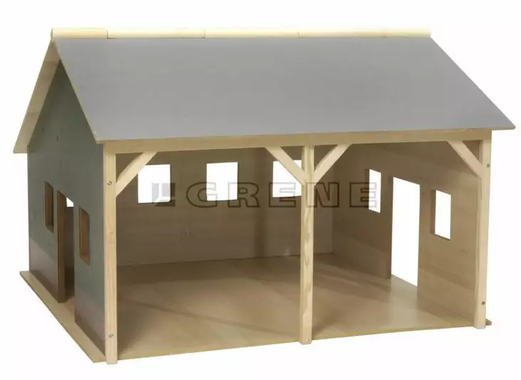 Maskinhall 53 x 55 x 38 cm 1:16 - Bruder arbetsmaskinsleksaker - 5700036946680 - 1