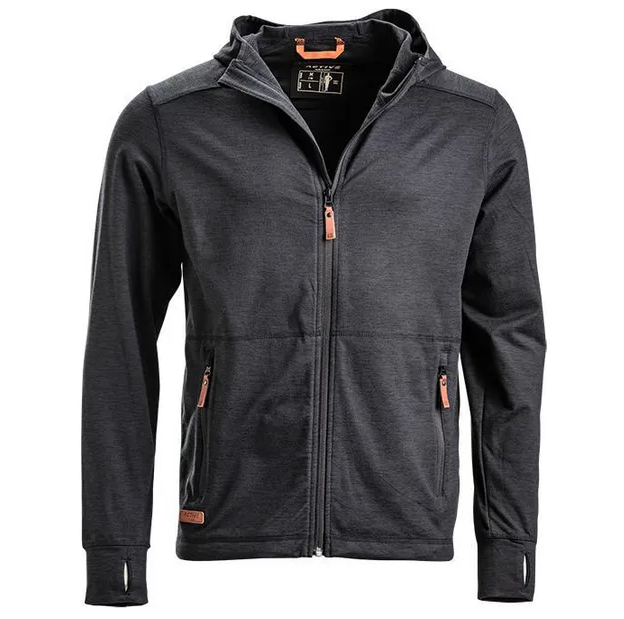 Kramp Active fleecejacka med huva grå - Vinterarbetskläder - 8719493043280 - 1