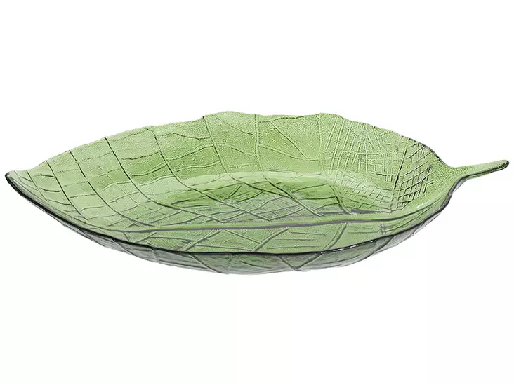 Bladservett glas 36 cm - Serveringsfat, dukning - 8719202877830 - 1