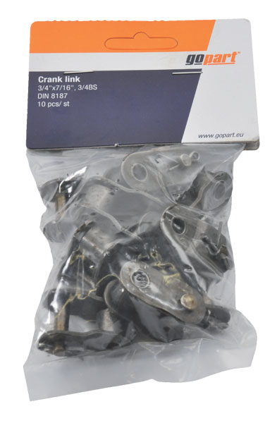 Reducerande länk 3/4" x 7/16" 10 st - Rullkedjor - 8716106062010 - 1