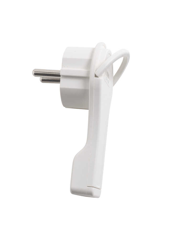Platt kontakt vit IP20 - Lådor och uttag - 6435200234100 - 1