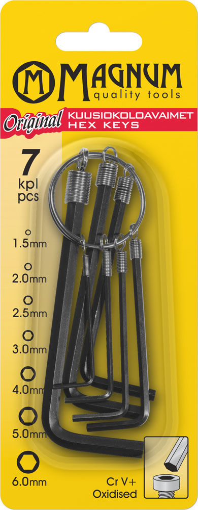 Magnum insexnyckelsats 1,5-6mm - Insexnycklar - 6418868301070 - 1