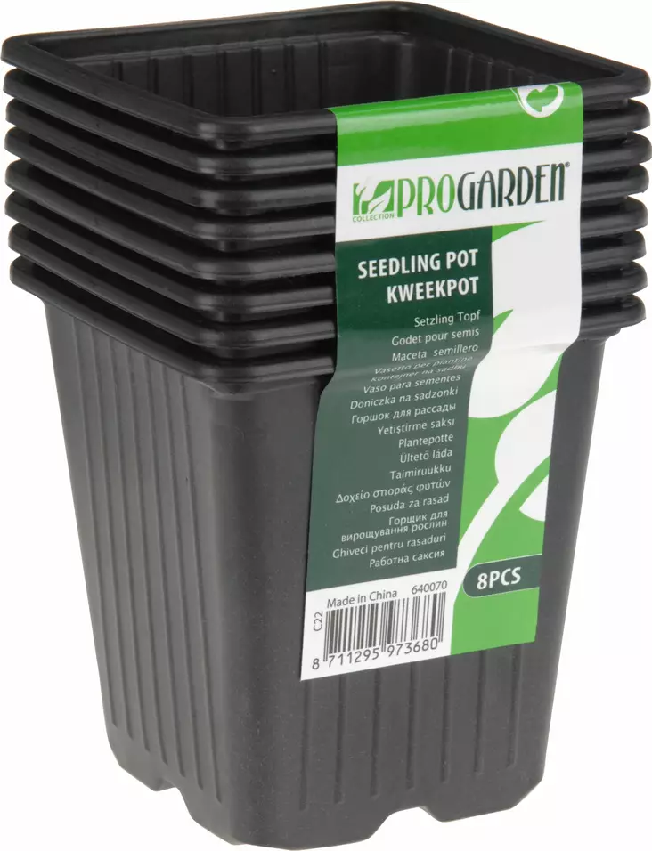 Plastkruka 8 st/fp - Plantuppfödning - 8711295973680 - 1