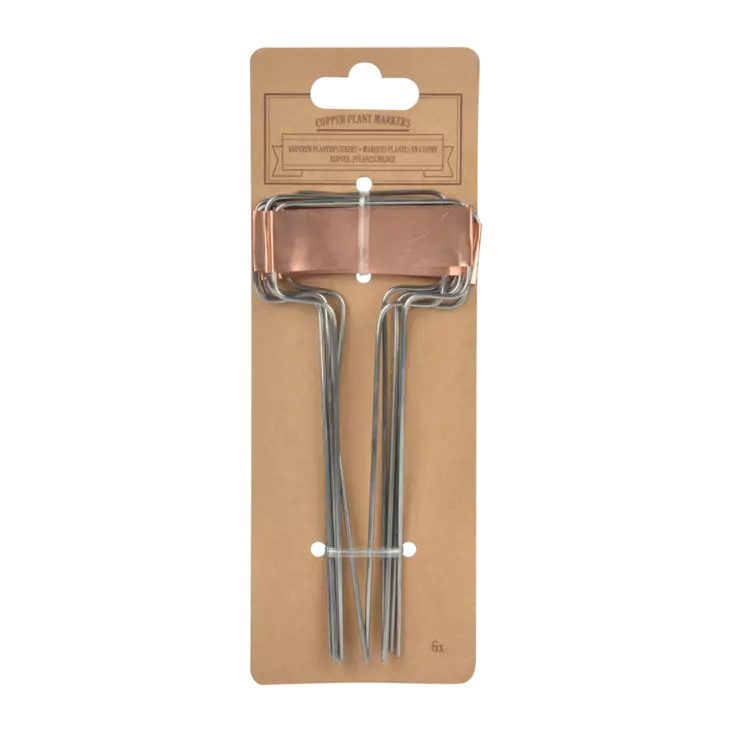 Namnskyltar i koppar 6 st - Andra nödvändiga - 8714982134180 - 1