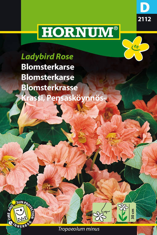 Kruståtel ´Ladybird Rose´ - Frön och sättpotatisar. - 5708787021120 - 1