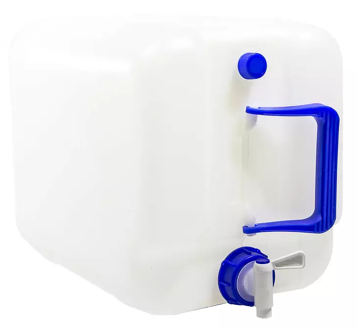 Plastex vattentank 20 liter med kran - Vattenbehållare - 6416061609610 - 1