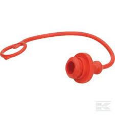 Dammskydd Faster hane röd NV R1/2 - Hydraulik - 8719593137520 - 1