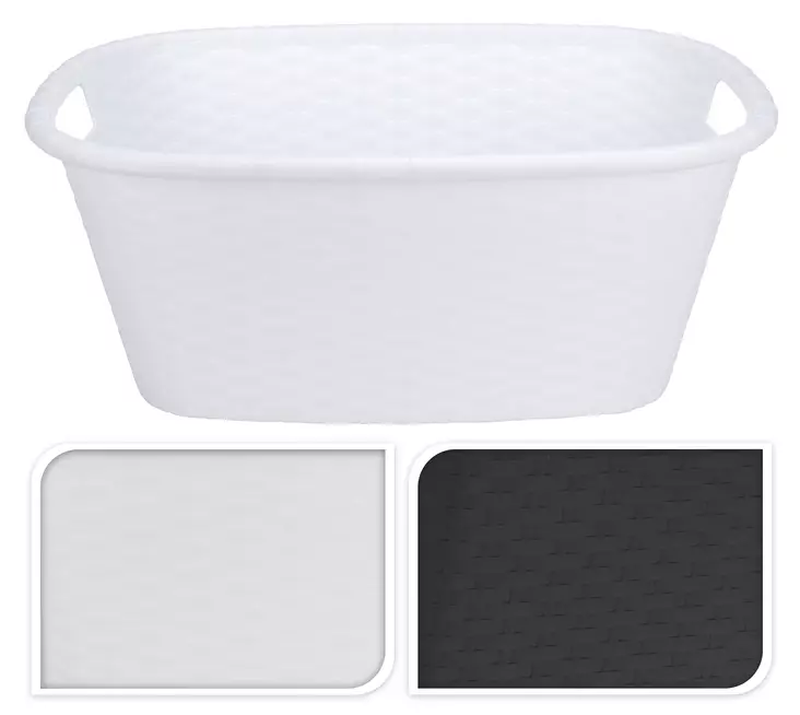 Tvättkorg 60x40x25 cm - Tvättkorgar - 8718158650900 - 1