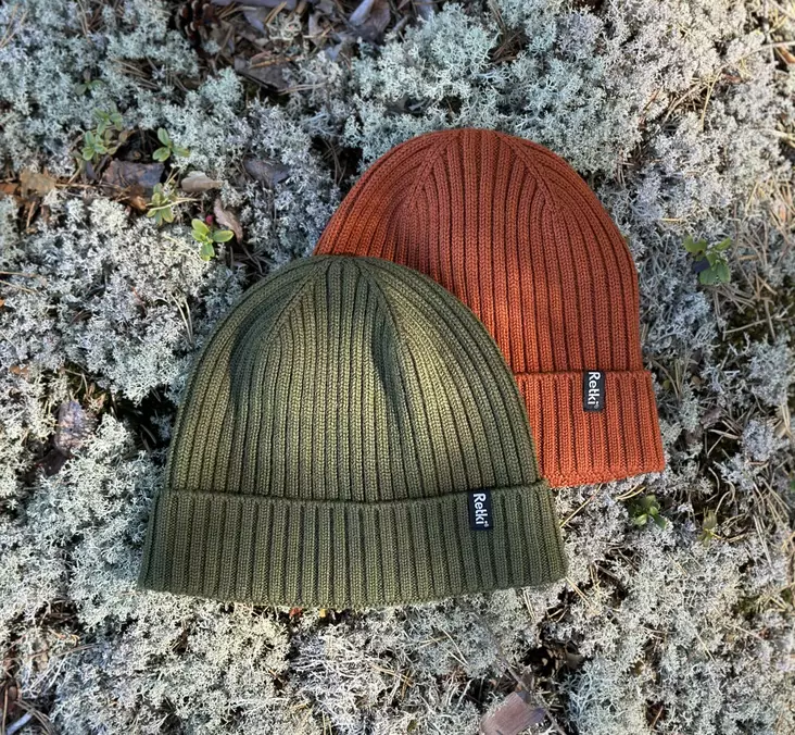 Vandringsmössa 100% merino rib - Friluftskläder - 6418536025130 - 1