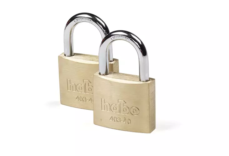 Hänglås Habo 403-40-2 Twin - Hänglås, reglar, gångjärn - 7317900173370 - 1