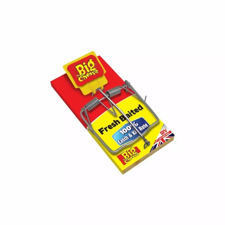 Råttfälla med trä och lockbete - Bekämpning av gnagare - 5036200121950 - 1