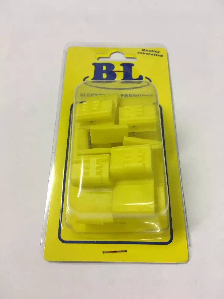 Rövarekopplingar 10 st, gula - Bilbelysning och elektriska tillbehör - 6419943365390 - 1