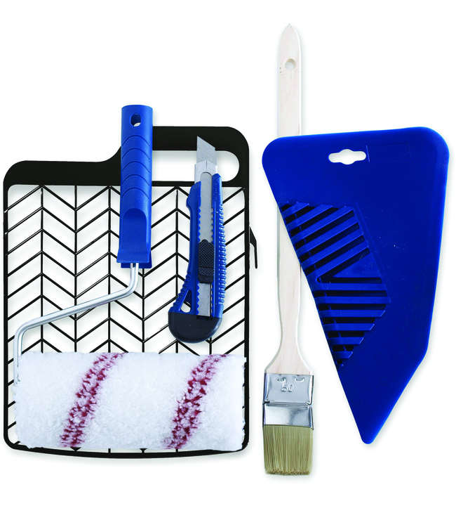 Tapetseringsset 5-delar - Målningsverktyg - 4013307486480 - 1