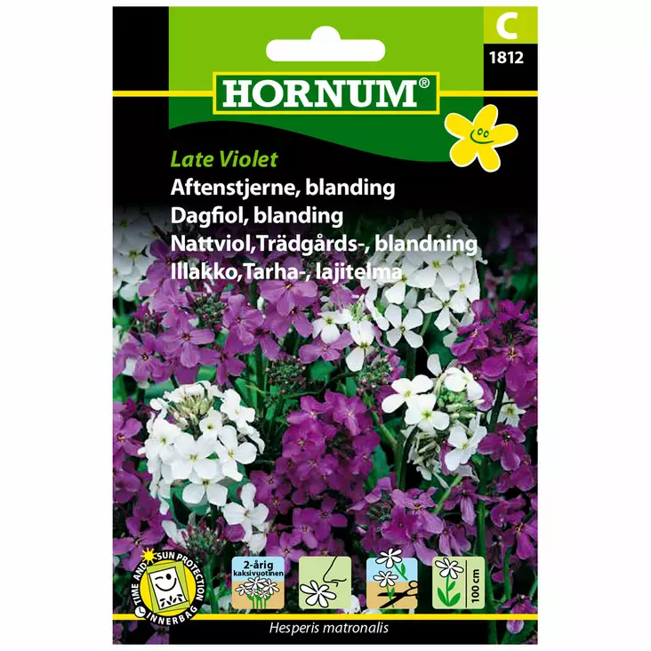 Trädgårdshacka "Late Violet" färgblandning - Frön och sättpotatisar. - 5708787018120 - 1