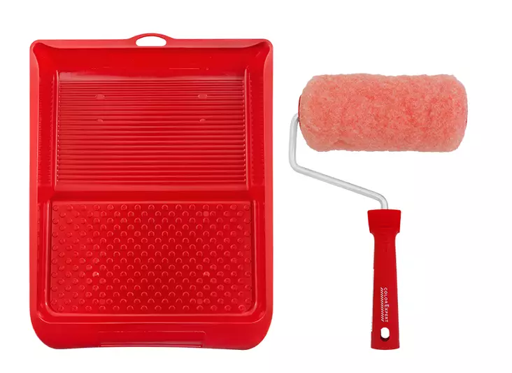 Rullset rosa 22mm/180mm - Målningsverktyg - 4013307463740 - 1